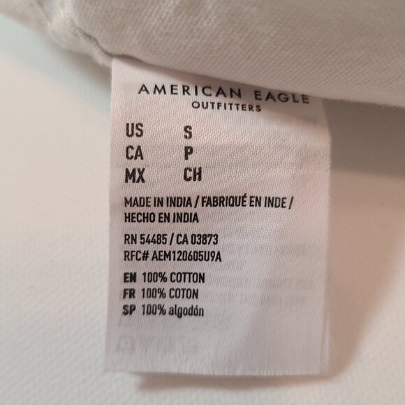 American Eagle Palm Tree Print Button-Up Shirt - Men's Small - Picture 12 of 13